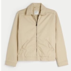 Hollister Tan Zip-Up Jacket